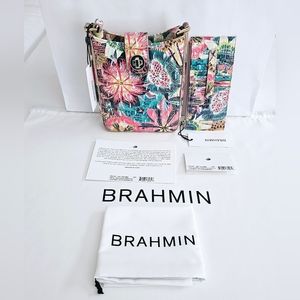 NWT Brahmin DESERT BLOOM Marley w/Credit Card Wallet